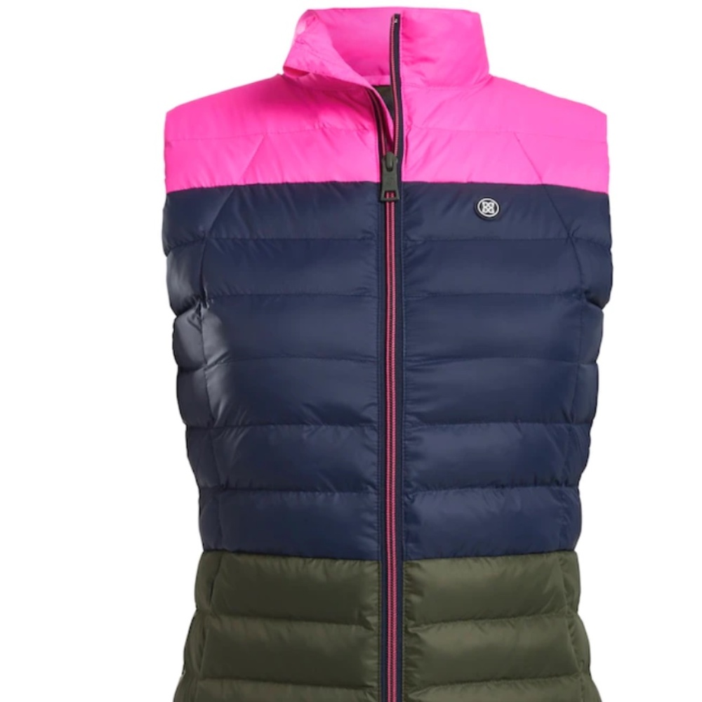 G/FORE Color Block Puffer Vest - RARE